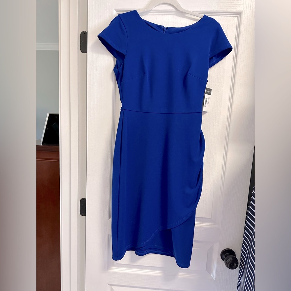 Tahari Cobalt Blue Dress